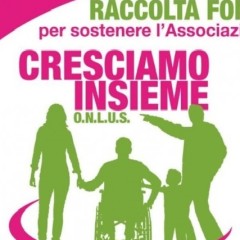 AD ADRANO IL GAZEBO DELLA SOLIDARIETA’ PER L’ASSOCIAZIONE CRESCIAMO INSIEME