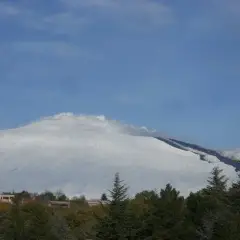 SICILIA NELLA MORSA DEL GELO. ETNA IMBIANCATA
