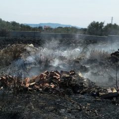 Adrano. Fumo tossico dalla discarica di c.da Difesa Luna. In corso indagini e messa in sicurezza