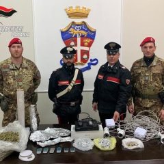Paternò. In casa con quasi 800 grammi di marijuana. Arrestato un 54enne