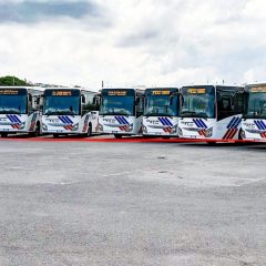 Adrano. Inaugurata una flotta di 13 nuovi autobus della Fce