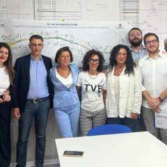Adrano. Sopralluogo del Pd nel cantiere per i lavori di ammodernamento della Statale 284