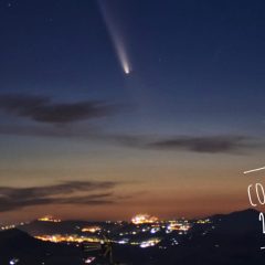 La Cometa Tsuchinshan-ATLAS illumina il cielo di Adrano: uno spettacolo straordinario