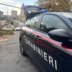 Adrano, controlli delle Forze dell’Ordine nel cantiere di via Roma