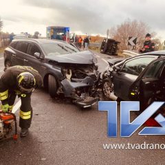 Adrano – Bronte, grave incidente sulla SS 284: sette feriti, elisoccorso in azione
