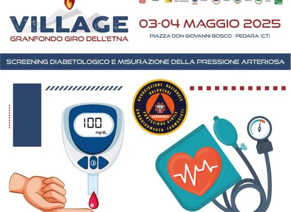 Pedara. Per la “Granfondo Giro dell’Etna”, il 3 e 4 maggio 2025 farmacisti volontari in piazza per le giornate della prevenzione