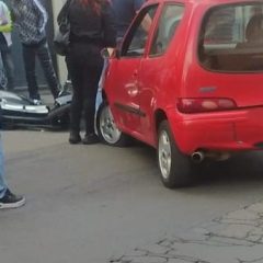 Adrano. Impatto auto-bici elettrica in via Vittorio Emanuele. Ferito ragazzo di 12 anni