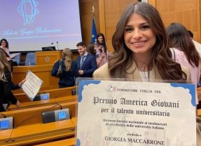 Roma. Il “Premio America Giovani” anche all’adranita Giorgia Maccarrone