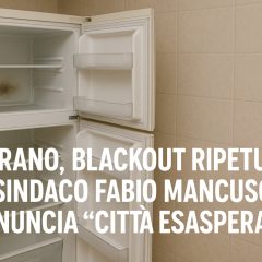 Adrano, blackout ripetuti. Il sindaco Fabio Mancuso denuncia: “Città esasperata”