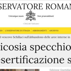 L’allarme del vescovo Schillaci sull’abbandono delle aree interne. Il sindaco di Adrano, Mancuso, esprime “condivisione e vicinanza”
