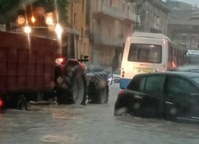 Nubifragio nell’Agrigentino. Donna dispersa a Favara