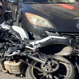 Adrano. Impatto auto-moto in via Casale dei Greci. Ferito un giovane centauro