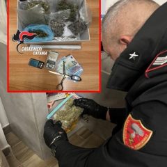 Ragalna. In casa quasi 400 grammi di droga: i Carabinieri arrestano un 31enne