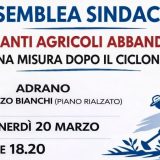 Adrano. Venerdì 20 marzo 2026 assemblea sindacale Sifus braccianti agricoli