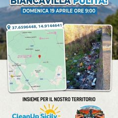 DOMANI L’INIZIATIVA “BIANCAVILLA PULITA”.