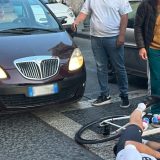 Adrano. Incidente stradale in corso Garibaldi. Ferito ciclista