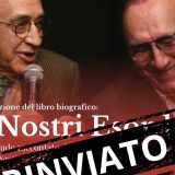 Adrano. Rinviata la presentazione del libro “I nostri esordi” del 20 maggio al Teatro “Bellini”
