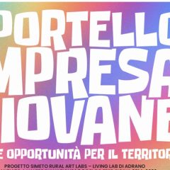 Adrano. Il 7 maggio 2026 a palazzo Bianchi alle 10,30 l’inaugurazione dello “Sportello Impresa Giovane” del progetto SimetoRural Art Labs – Living Lab
