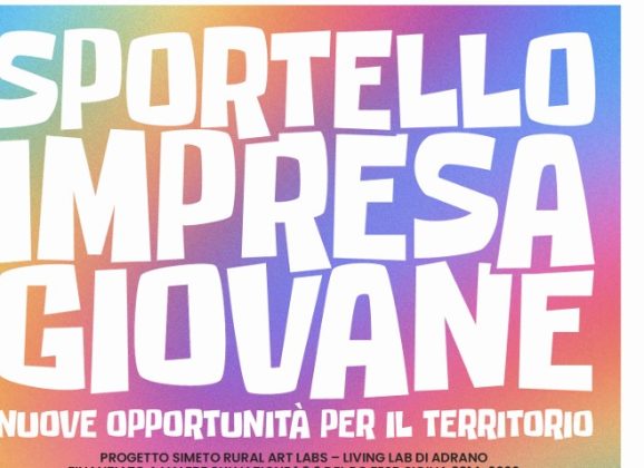 Adrano. Il 7 maggio 2026 a palazzo Bianchi alle 10,30 l’inaugurazione dello “Sportello Impresa Giovane” del progetto SimetoRural Art Labs – Living Lab