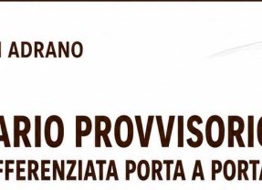 Adrano. Prorogato il calendario provvisorio della raccolta dei rifiuti solidi urbani