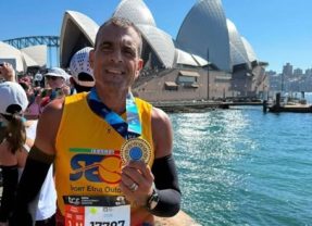 L’atleta biancavillese Giuseppe Motta si distingue anche nella maratona di Sydney